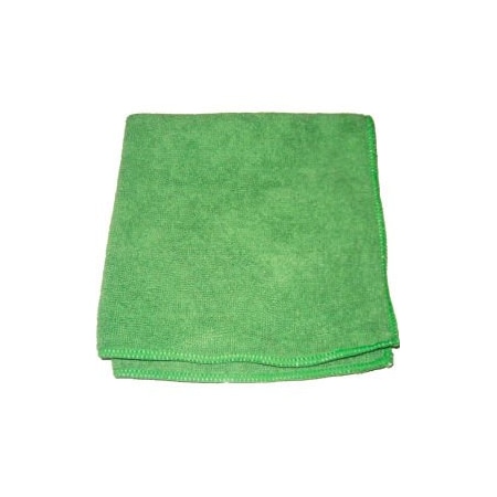 Nationwide Sales Perfect Products Microfiber Cloths 16"x16", Green - CSA004E